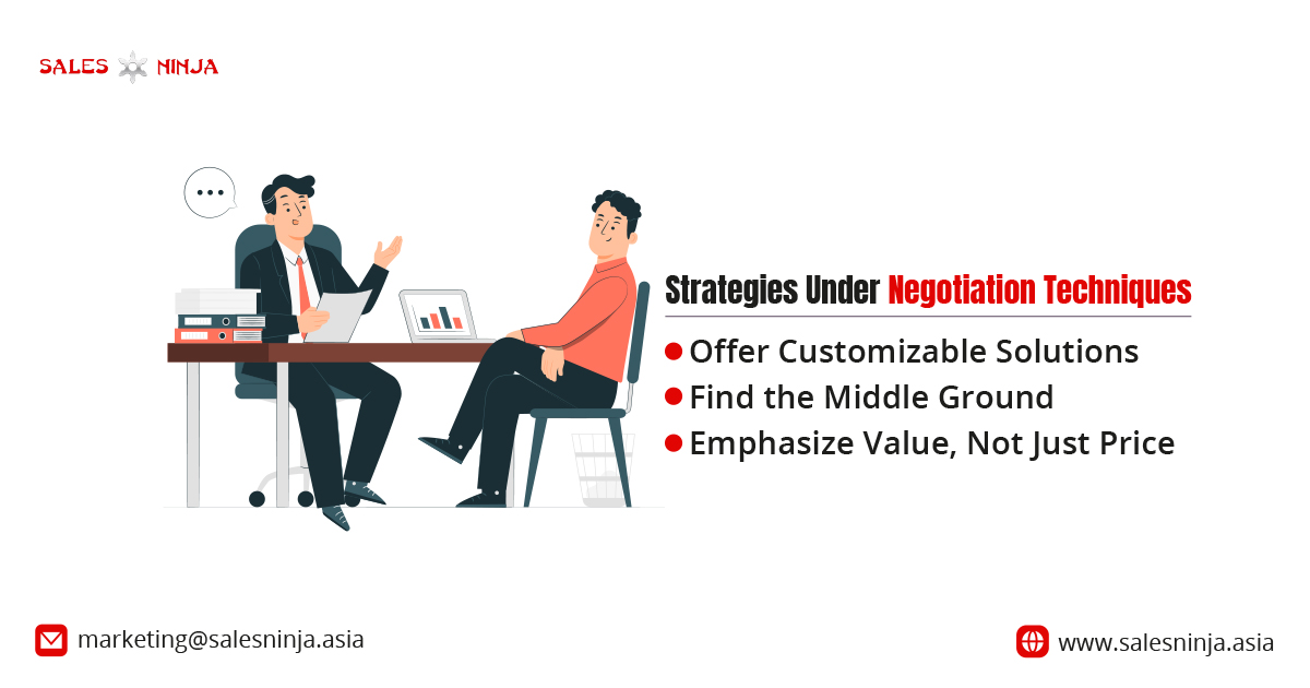 Negotiation techniques, objection handling, Price Objections, strategies to tackle objections in b2b sales, www.salesninja.asia
