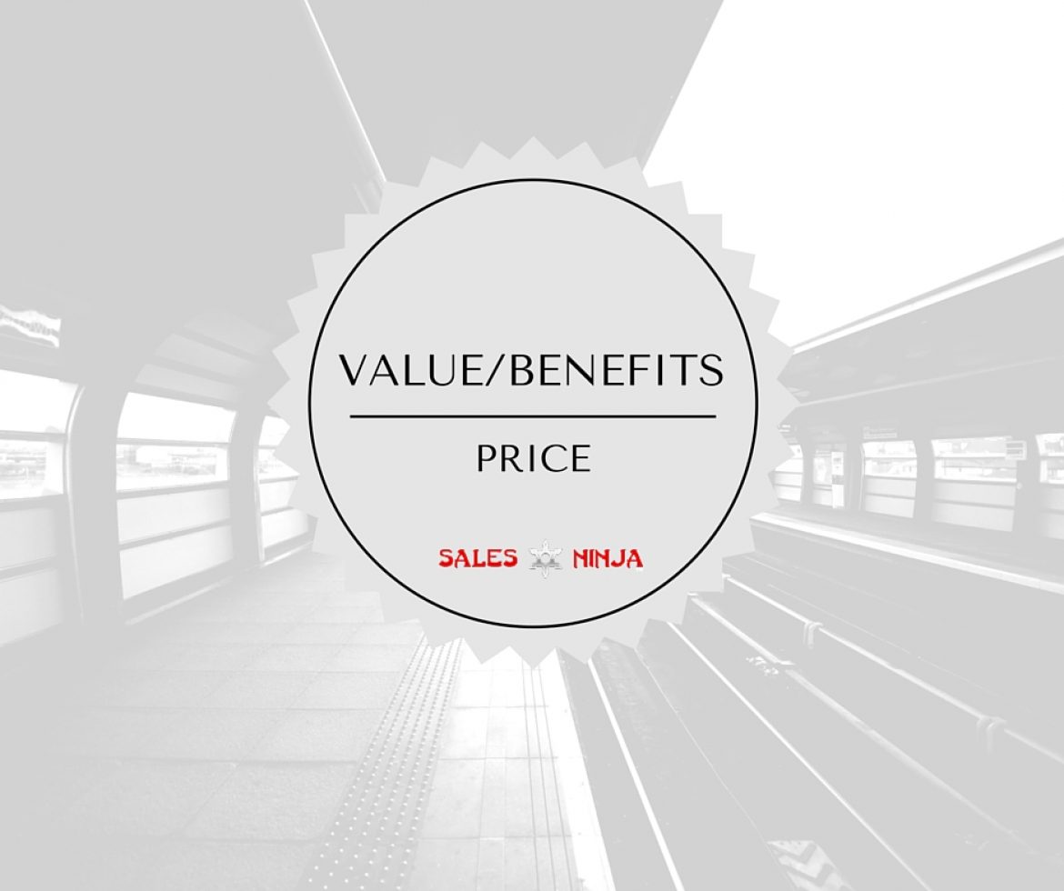 Selling Value instead of price - Sales Ninja Blog