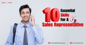 essential skills for a sales representative