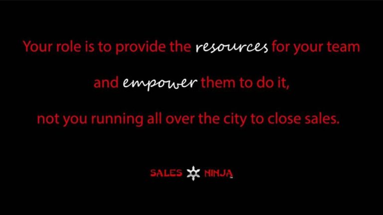 Sales Leaders need to pass down these sales recipes - Sales Ninja Blog