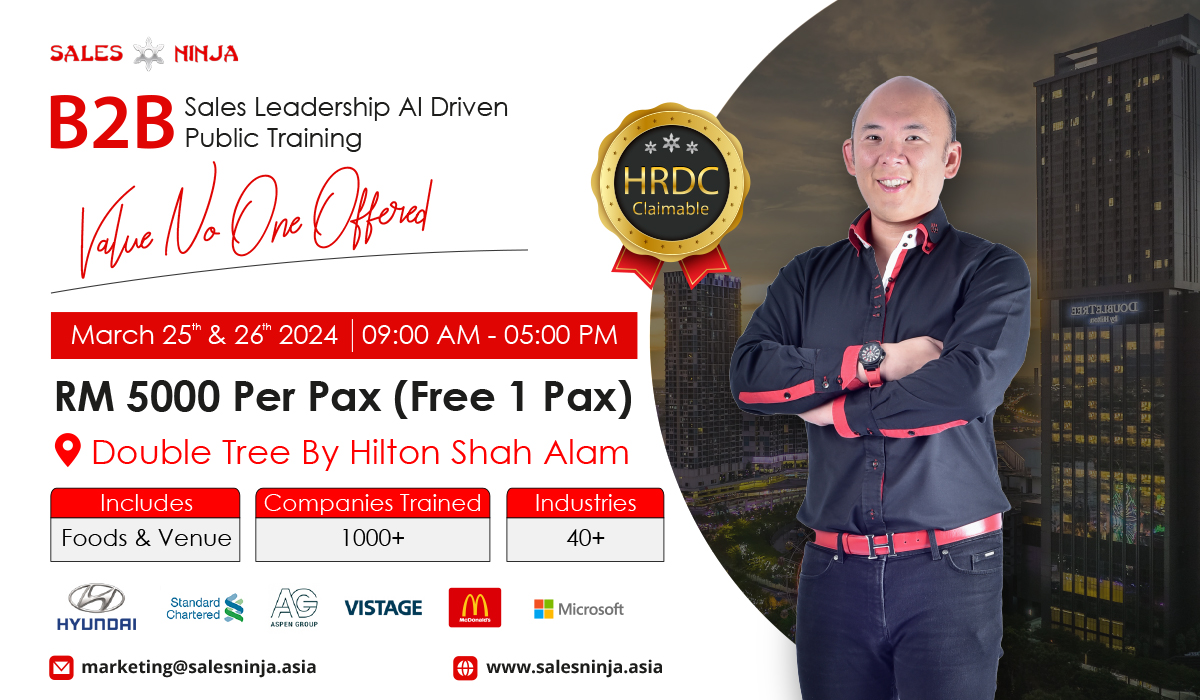 Sales Leadership Training in Malaysia by Sales Ninja