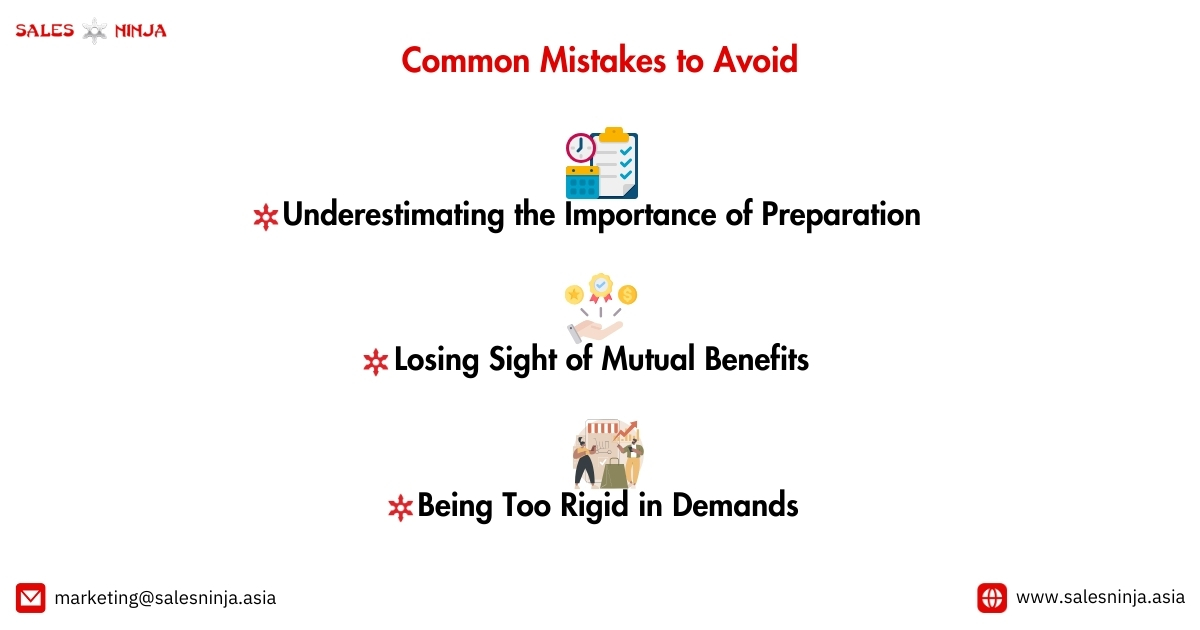Common mistakes to avoid