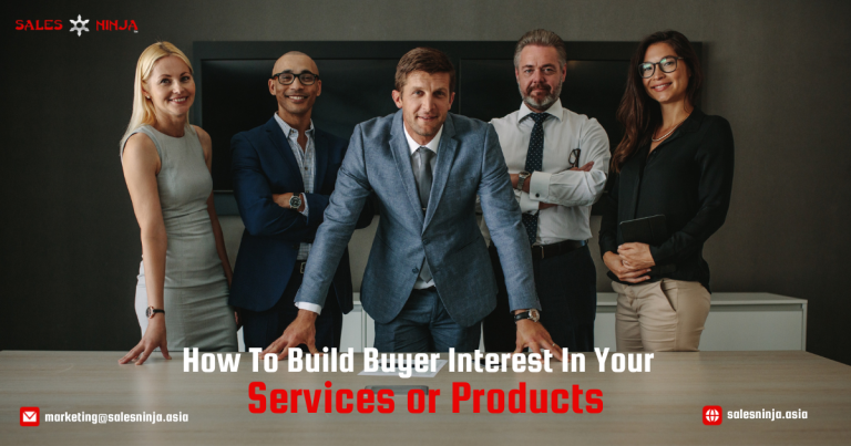 build buyer interest in your service or product