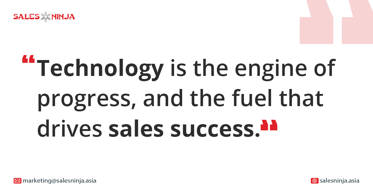 use technology to streamline your sales process